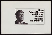 Robert Morgan campaign advertisement